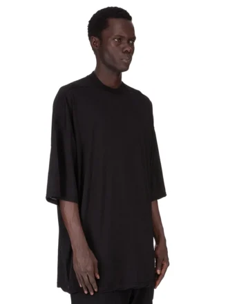 DRKSHDW FW25 CONCORDIANS TOMMY T IN BLACK COTTON GAUZE JERSEY DU02E7259BH-09
