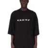 DRKSHDW FW25 CONCORDIANS TOMMY T IN BLACK/PEARL MEDIUM WEIGHT COTTON JERSEY DU02E7259RNEP2-0908