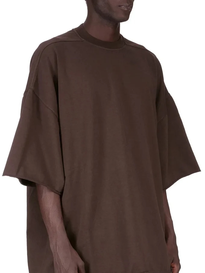 DRKSHDW FW25 CONCORDIANS TOMMY T IN DARK DUST COMPACT HEAVY JERSEY DU02E7259RIG-78