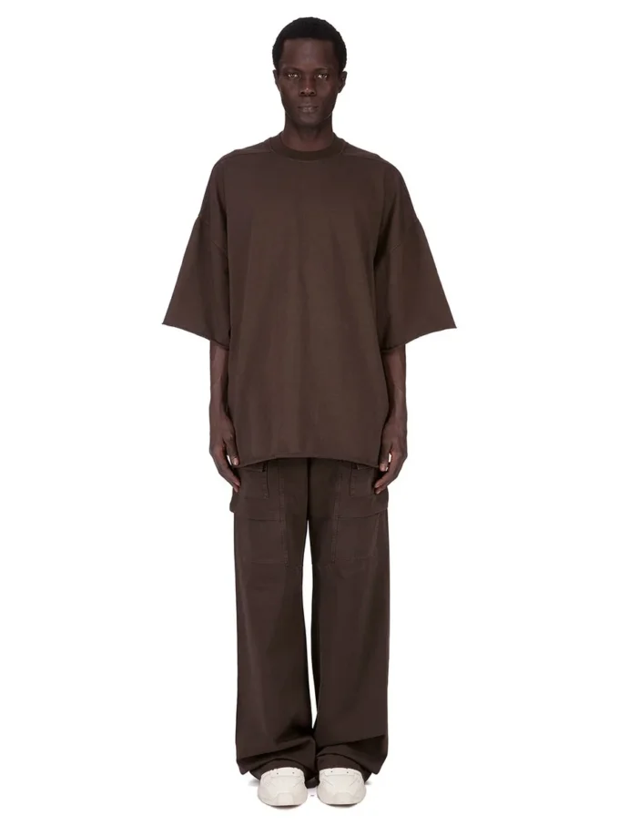 DRKSHDW FW25 CONCORDIANS TOMMY T IN DARK DUST COMPACT HEAVY JERSEY DU02E7259RIG-78