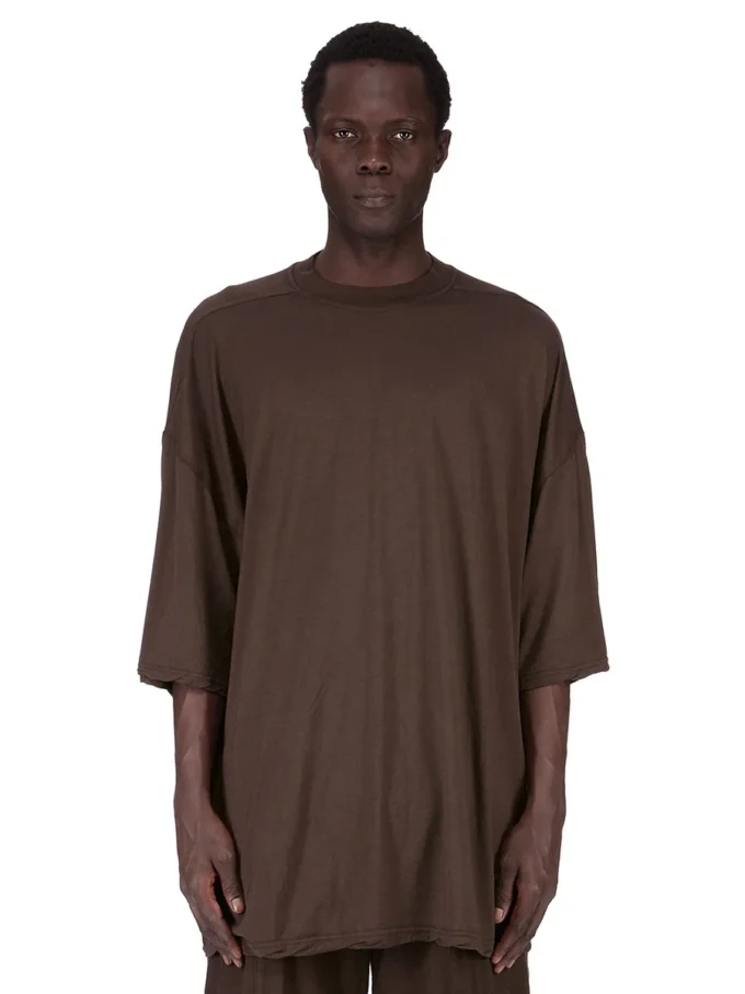 DRKSHDW FW25 CONCORDIANS TOMMY T IN DARK DUST COTTON GAUZE JERSEY DU02E7259BH-78