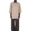 DRKSHDW FW25 CONCORDIANS TOMMY T IN DIRTY PEARL DOUBLE BRUSHED JERSEY DU02E7259JDB-88