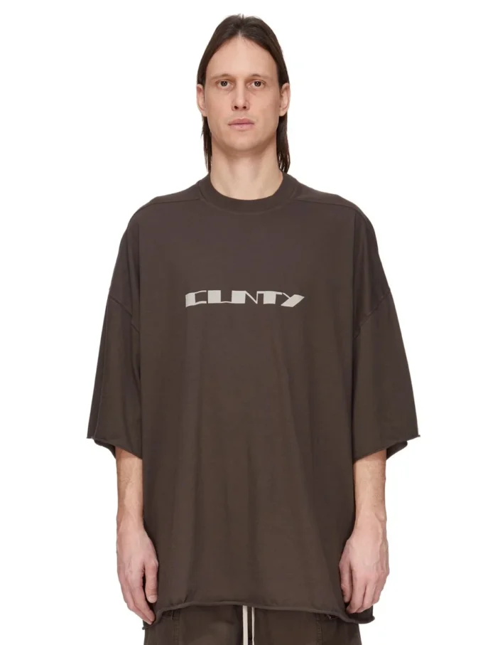 DRKSHDW FW25 CONCORDIANS TOMMY T IN DRKDUST/PEARL MEDIUM WEIGHT COTTON JERSEY DU02E7259RNEP2-7808