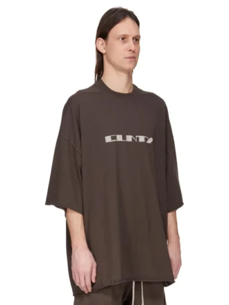 DRKSHDW FW25 CONCORDIANS TOMMY T IN DRKDUST/PEARL MEDIUM WEIGHT COTTON JERSEY DU02E7259RNEP2-7808