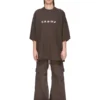 DRKSHDW FW25 CONCORDIANS TOMMY T IN DRKDUST/PEARL MEDIUM WEIGHT COTTON JERSEY DU02E7259RNEP2-7808