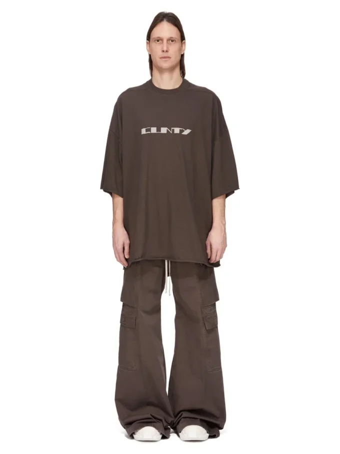 DRKSHDW FW25 CONCORDIANS TOMMY T IN DRKDUST/PEARL MEDIUM WEIGHT COTTON JERSEY DU02E7259RNEP2-7808