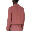 RICK OWENS FW25 CONCORDIANS CARGO JKT IN ROSEWOOD MATTE NYLON. RU02E1762MT-13