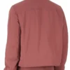 RICK OWENS FW25 CONCORDIANS CARGO JKT IN ROSEWOOD MATTE NYLON. RU02E1762MT-13