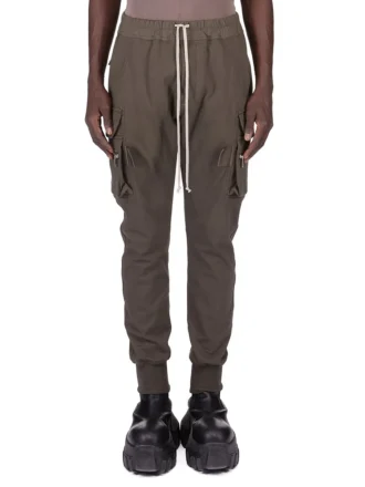 RICK OWENS FW25 CONCORDIANS MASTODON MEGACARGO IN BOSCO HEAVY JERSEY RU02E1396BA-25
