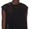 RICK OWENS FW25 CONCORDIANS NOUVEAU GOWN IN BLACK SHEER WOOL JERSEY. RP02E4574JWR-09