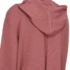 RICK OWENS FW25 CONCORDIANS OVERSIZED HOODIE IN ROSEWOOD LIGHTWEIGHT RASATO KNIT. RP02E4613M-13