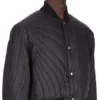 RICK OWENS FW25 CONCORDIANS QUILTED FLIGHT JKT IN BLACK LIGHT NYLON RU02E1727NPT1-09