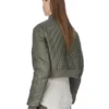 RICK OWENS FW25 CONCORDIANS QUILTED FLIGHT JKT IN BOSCO LIGHT NYLON. RU02E1727NPT1-25