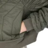 RICK OWENS FW25 CONCORDIANS QUILTED FLIGHT JKT IN BOSCO LIGHT NYLON. RU02E1727NPT1-25