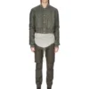 RICK OWENS FW25 CONCORDIANS QUILTED FLIGHT JKT IN BOSCO LIGHT NYLON. RU02E1727NPT1-25