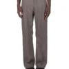 RICK OWENS FW25 CONCORDIANS RUNWAY GETH JEANS IN DUST WOOL DRILL. RU02E1333WD-34
