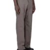RICK OWENS FW25 CONCORDIANS RUNWAY GETH JEANS IN DUST WOOL DRILL. RU02E1333WD-34