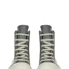 RICK OWENS FW25 CONCORDIANS SNEAKERS IN WASHED INDIGO/MILK/MILK FULL GRAIN COW LEATHER RP02E4890LCO-0611