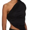 RICK OWENS LILIES FW25 CONCORDIANS ANITA TOP IN VISCOSE CREPE JERSEY LI02E3110RV-09