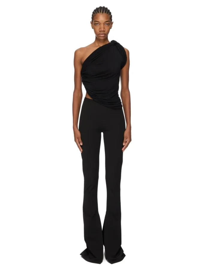 RICK OWENS LILIES FW25 CONCORDIANS ANITA TOP IN VISCOSE CREPE JERSEY LI02E3110RV-09