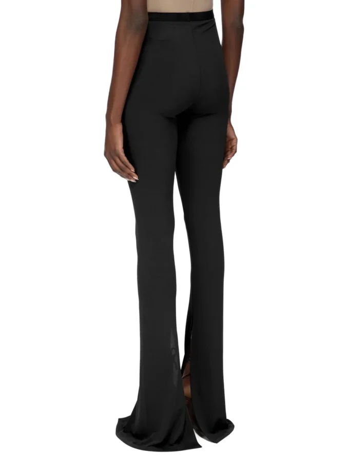 RICK OWENS LILIES FW25 CONCORDIANS CARMEN PANTS IN VISCOSE CREPE JERSEY LI02E3331CVI-09