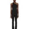 RICK OWENS LILIES FW25 CONCORDIANS CARMEN PANTS IN VISCOSE CREPE JERSEY LI02E3331CVI-09