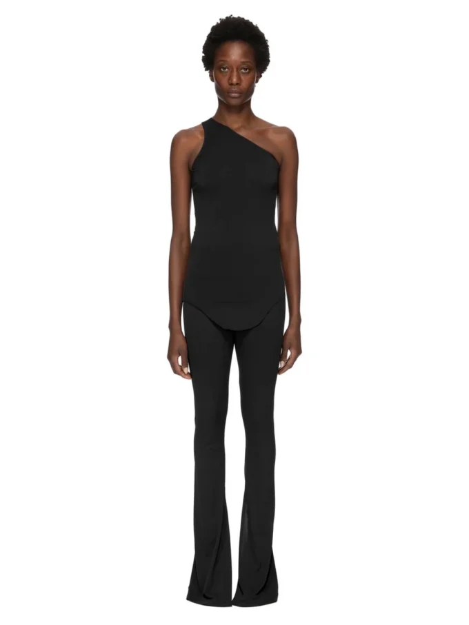 RICK OWENS LILIES FW25 CONCORDIANS CARMEN PANTS IN VISCOSE CREPE JERSEY LI02E3331CVI-09
