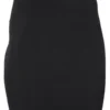 RICK OWENS LILIES FW25 CONCORDIANS EVA SKIRT IN BLACK VISCOSE CREPE JERSEY LI02E3316CVI-09