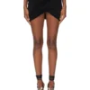 RICK OWENS LILIES FW25 CONCORDIANS LUNA SKIRT IN VISCOSE CREPE JERSEY LI02E3309CVI-09