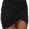RICK OWENS LILIES FW25 CONCORDIANS LUNA SKIRT IN VISCOSE CREPE JERSEY LI02E3309CVI-09