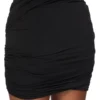 RICK OWENS LILIES FW25 CONCORDIANS LUNA SKIRT IN VISCOSE CREPE JERSEY LI02E3309CVI-09